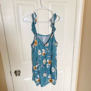 Torrid Floral Tank/Blouse